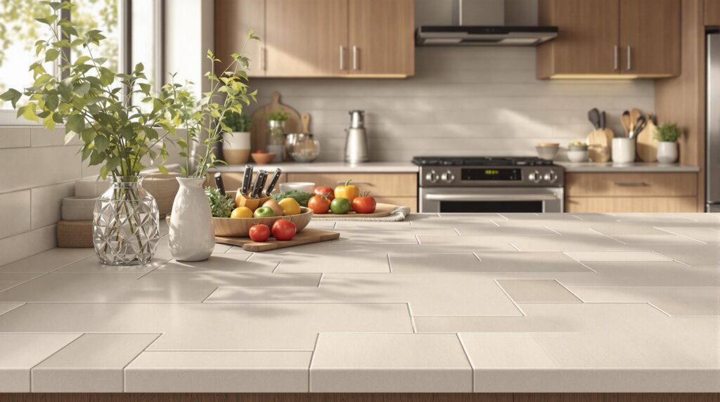 carrelage cuisine plan de travail