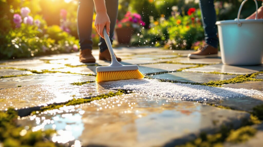 nettoyage pierre naturelle extérieur