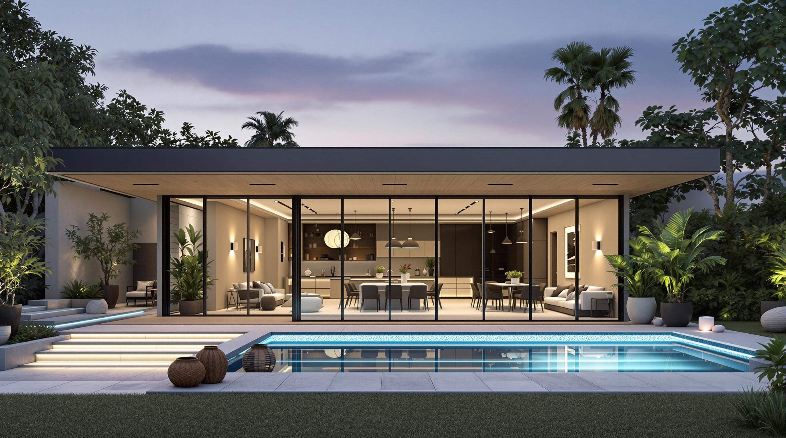 pool house moderne