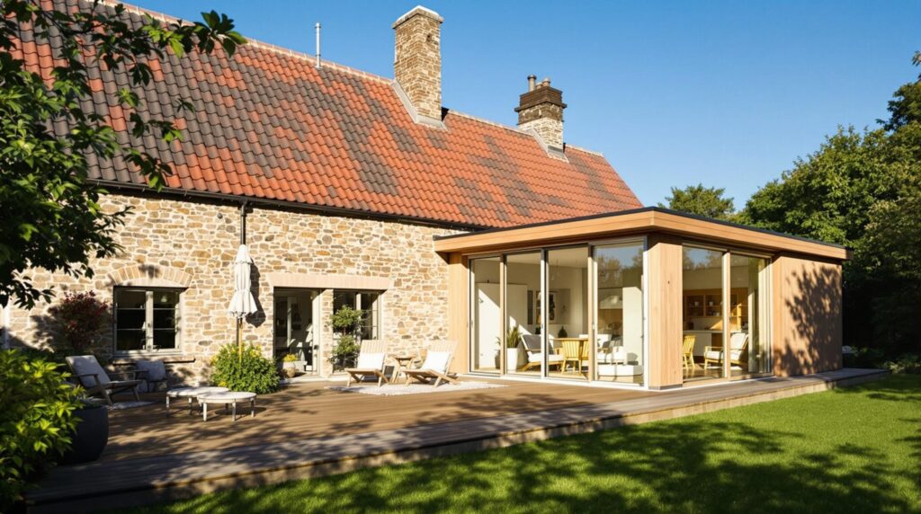 extension maison traditionnelle