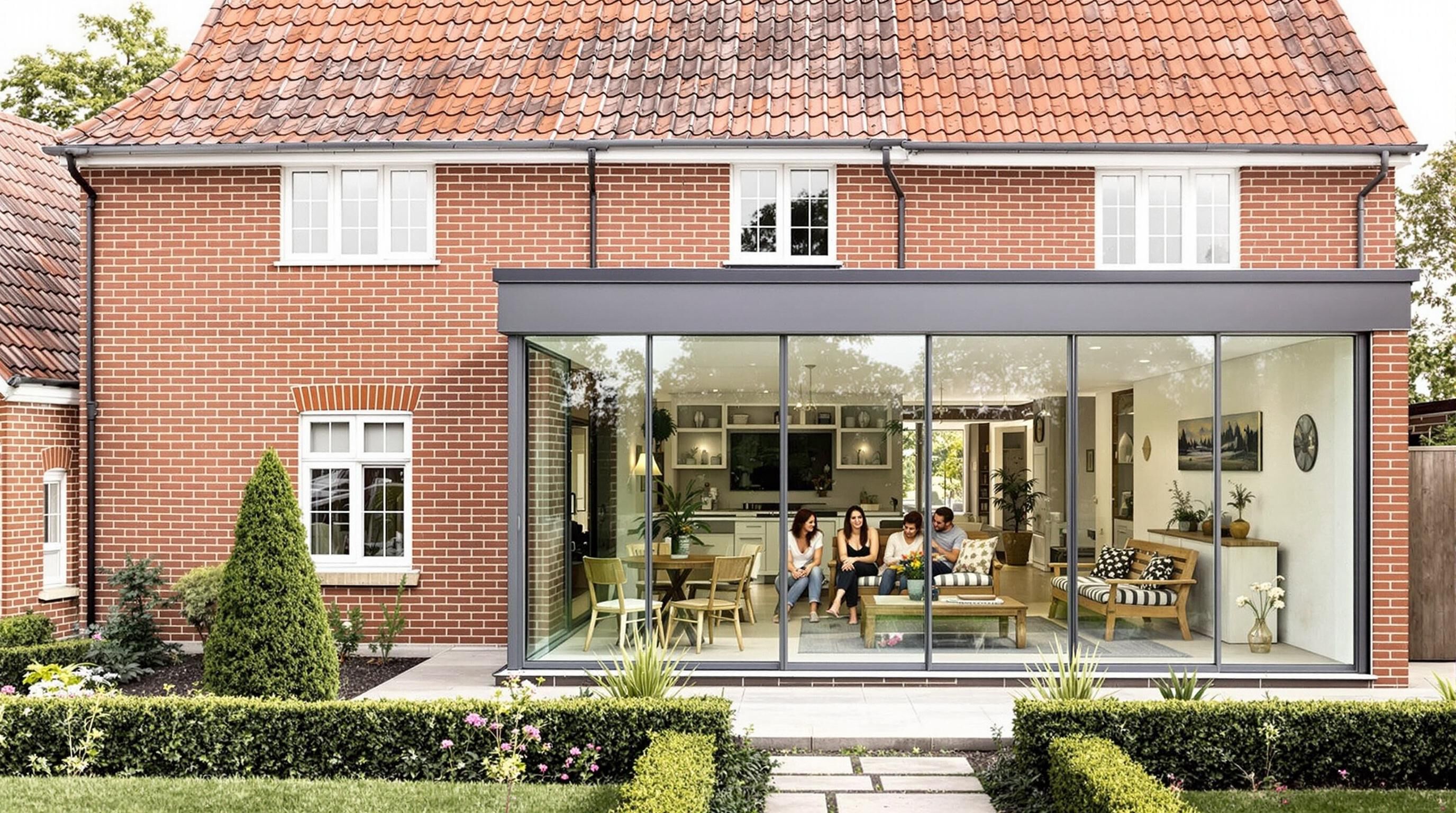 extension sur maison traditionnelle